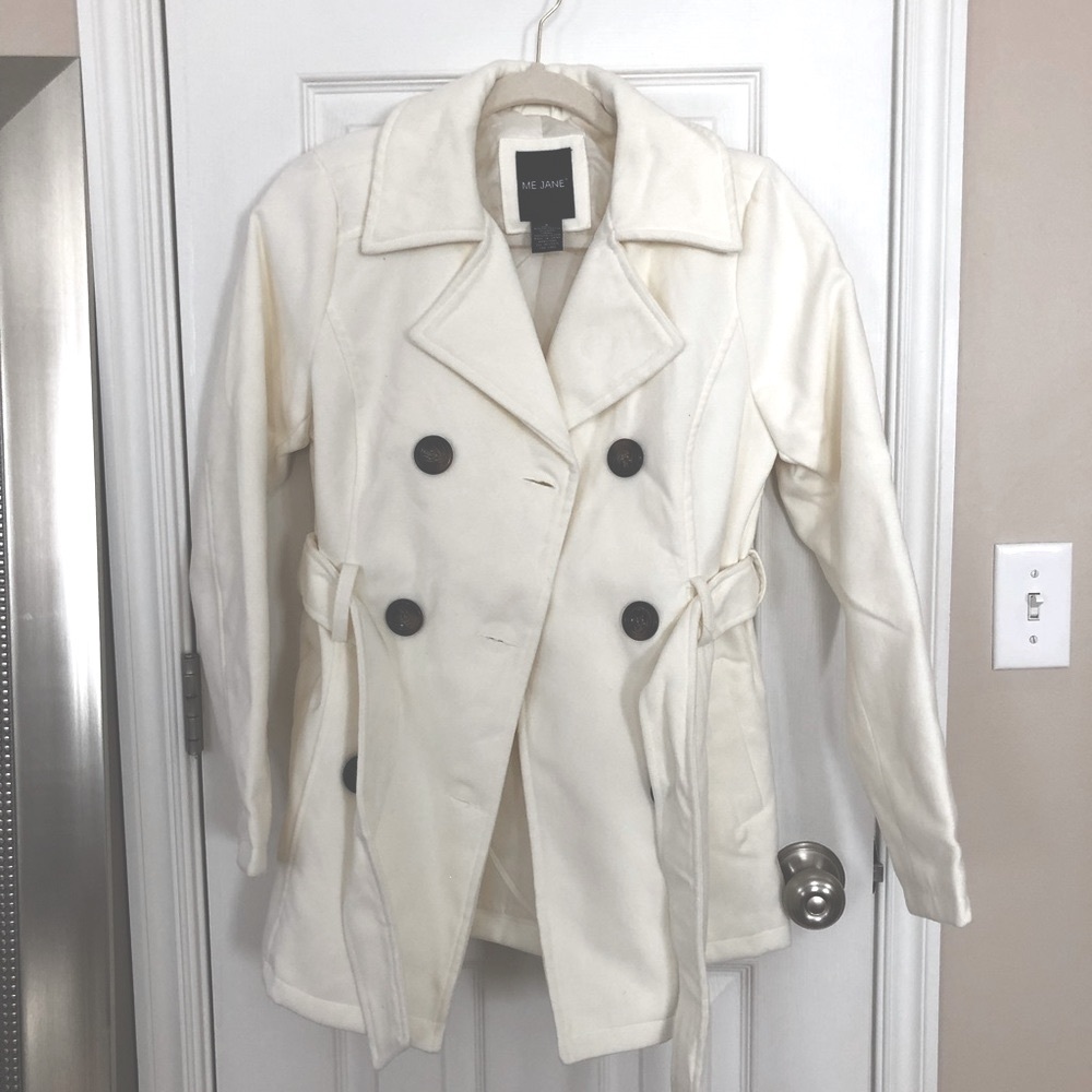 Small White Peacoat